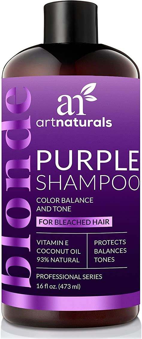 ArtNaturals Purple Shampoo for Blonde Hair – (16 Fl Oz/473ml) – Protects, Balances and… | Purple ...