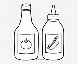 Coloring Pages Of Condiments sketch template