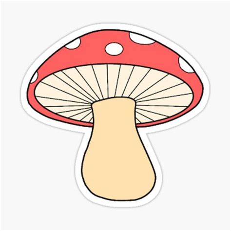 mushroom Sticker by sadiefarrer | Cute laptop stickers, Cool stickers ...