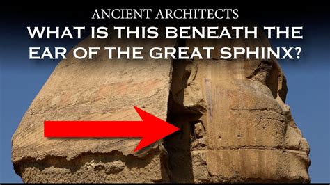 Is There Really a Door Beneath the Ear of the Great Sphinx of Egypt ...