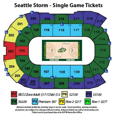 Seattle Key Arena Seating Chart | Brokeasshome.com