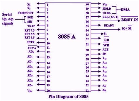 8085 Microprocessor: Comprehensive Guide to Functional Units, Architecture, Pin Diagram ...