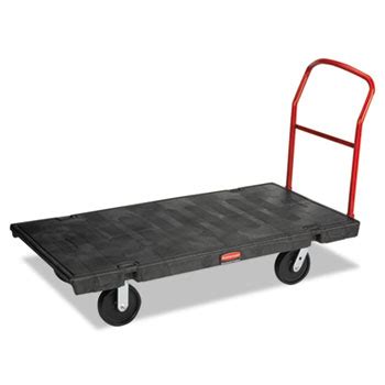 Rubbermaid Flat Bed Cart 30 Inches by 60 Inches 2000 Lbs Capacity - Rcp4471bla - Utility Carts ...