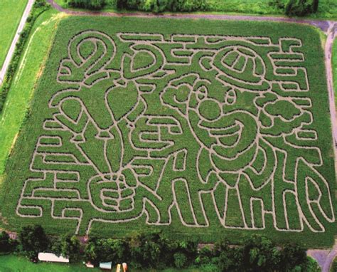 The Great Pumpkin Farm Maze Design 2023