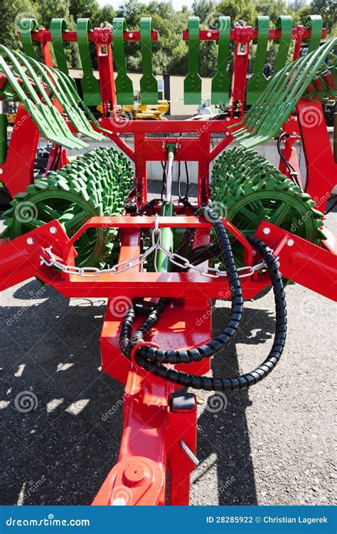 Plough, farming machinery stock photo. Image of power - 28285922