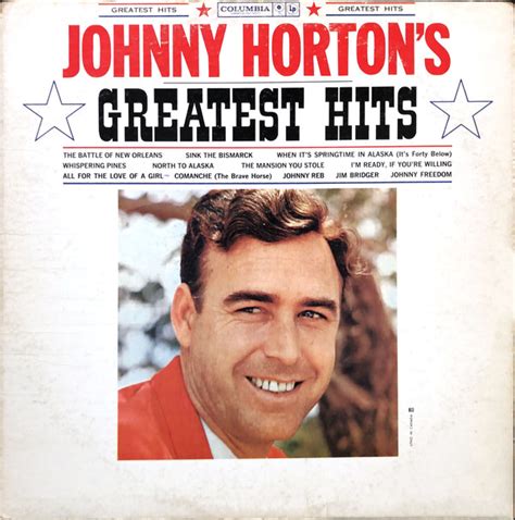 Johnny Horton – Johnny Horton's Greatest Hits (1961, 1st Cover, Vinyl) - Discogs