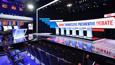 CNN Democratic Debate Stage Design Gallery