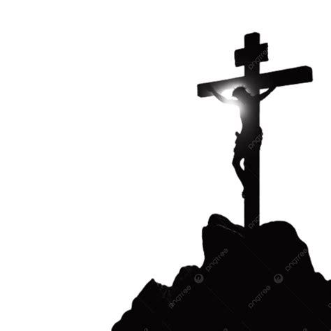 Silhouette Of Jesus On The Cross, Silhouette, Jesus On The Cross, Cross ...