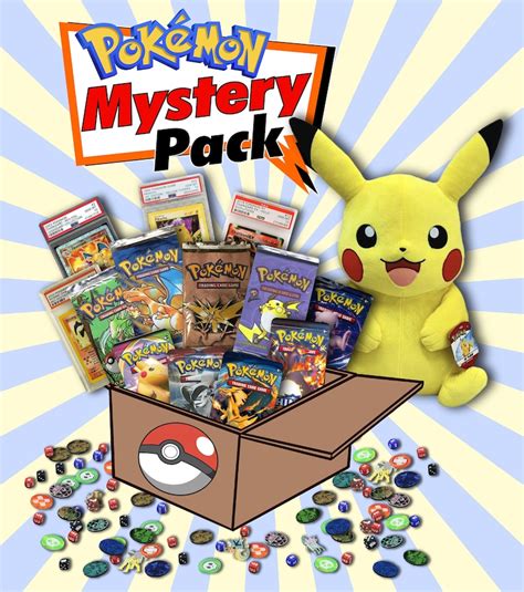 Pokemon Mystery Box 100 Cards 2 Authentic Booster Packs & | Etsy