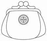 Purse coloring Page  ColouringPages sketch template