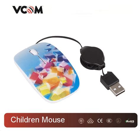 VCOM Latest wired Colorful Children Mouse for computer/Laptop USB mouse for Kids/Children ...