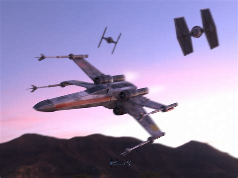 ArtStation - X-Wing Vs Tie Fighters