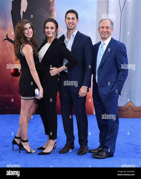 Lynda Carter, Jessica Altman, James Altman and Robert Altman attending the premiere of Wonder ...