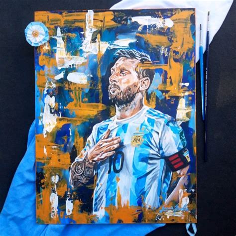 #painting #arte #art #drawing #draw #messi #futbol #argentina Lionel Messi, Painting Art ...