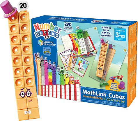 MathLink® Cubes Numberblocks 11-20 Activity Set | Bizziebaby