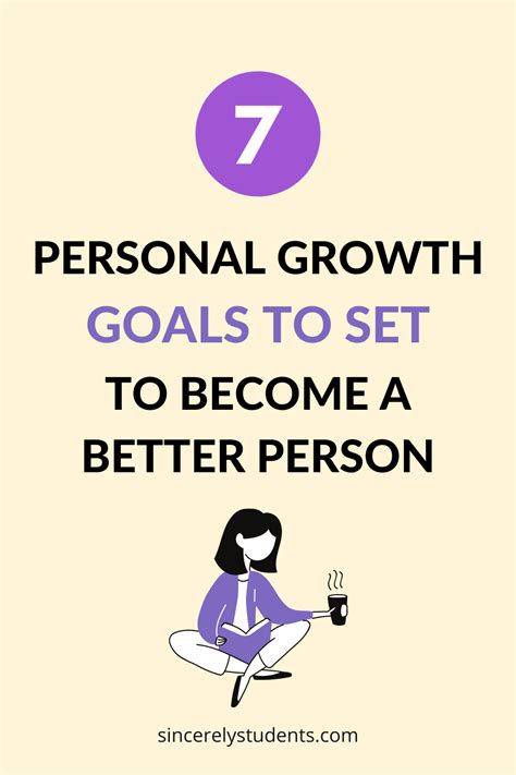 7 goals you must set to become a better person – Artofit