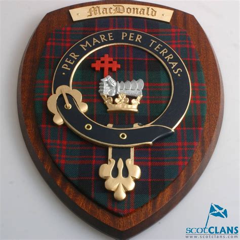 MacDonald Clan Crest Plaque