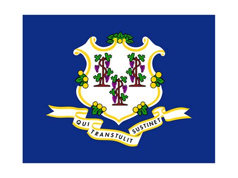 Connecticut State Flag PNG & SVG Vector - Freebie Supply