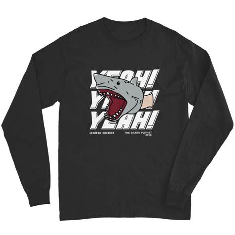 Shark puppet merch Long Sleeves sold by Carlos Guerra | SKU 83062712 | 35% OFF Printerval