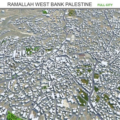 3D Ramallah West Bank Palestine Model - TurboSquid 2042531