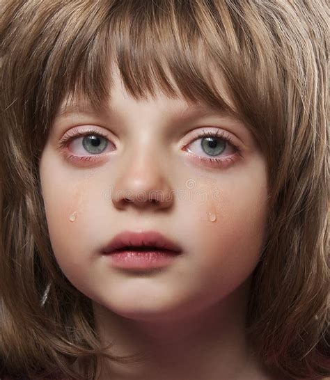 Portrait Of A Crying Little Girl Stock Photo - Image: 27609100