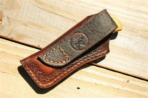 Leather Knife Sheath for Buck 110 or Similar Folding Knife - Etsy