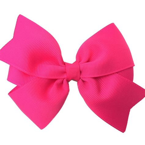 Hot Pink Hair Bow - Etsy