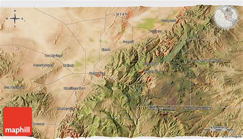 Satellite 3D Map of Enoch