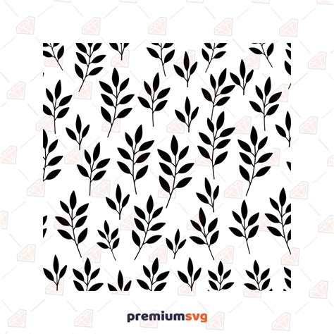 Leaf Pattern SVG, Leaves Background SVG Vector Files | PremiumSVG