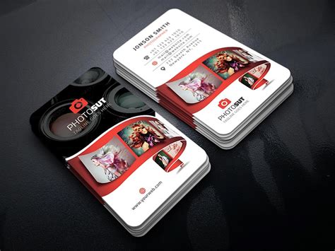 Photography Business Card PSD Template - ksioks