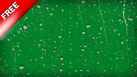 rain green screen effects | green screen rain drops | rain green screen video - YouTube