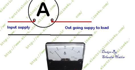 How To Wire Ammeter For DC and AC Ampere Measurement - Electricalonline4u