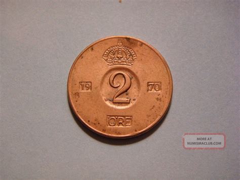 Sweden 2 Ore, 1970 U Coin