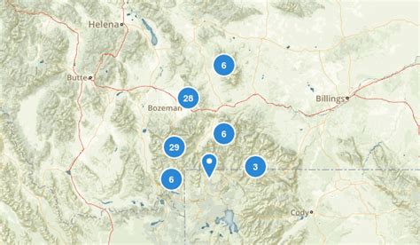 Gallatin National Forest Trail Map