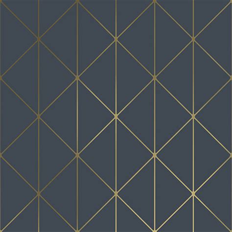 8804 Wallpaper | Diamonds Navy Blue Geometric Wallpaper