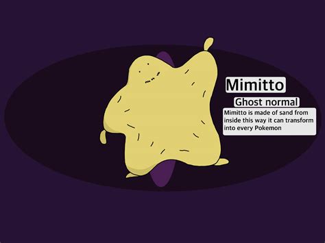 Ditto mimic pokemon : r/fakemon