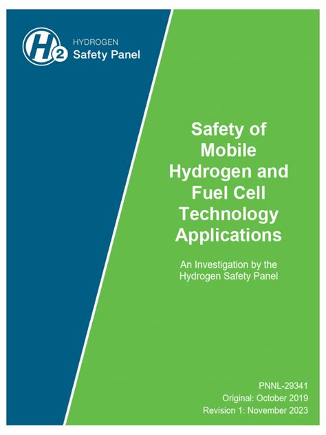 Safety of Mobile Hydrogen and Fuel Cell Technology Applications-Oct ...