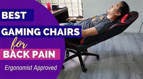 Best Gaming Chairs for Back Pain (from an Ergonomist) - Ergonomic Trends