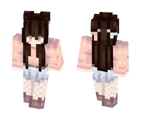 Get Dark hair cute girl Minecraft Skin for Free. SuperMinecraftSkins