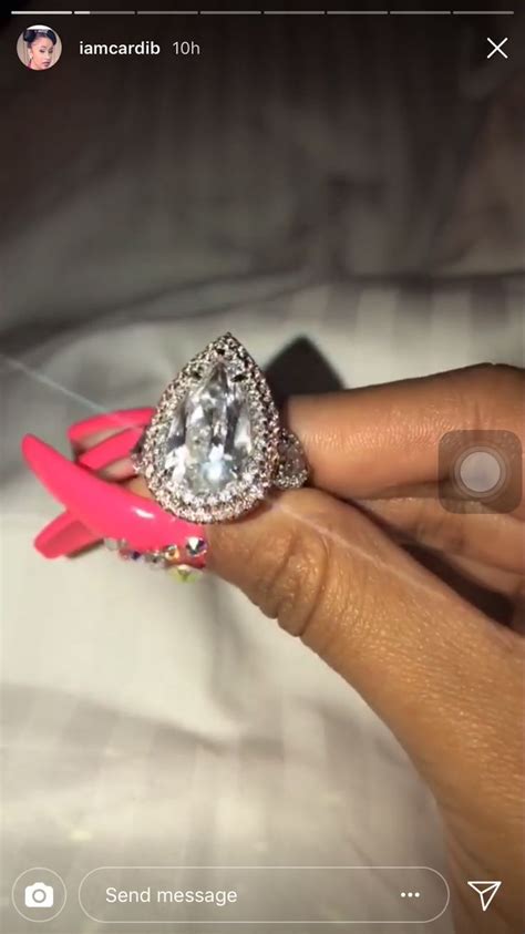 cardi b wedding ring carat - Not A Huge Log-Book Pictures Gallery