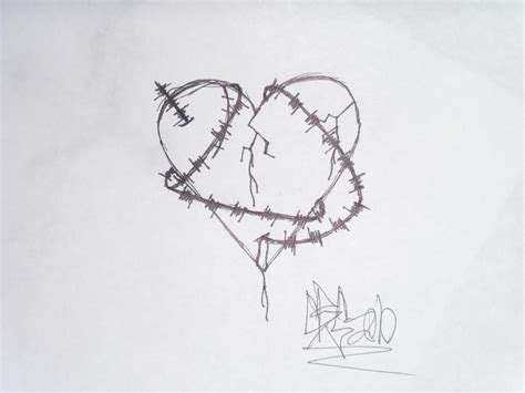 Barbed Wire Heart by chrisMISFIT on DeviantArt