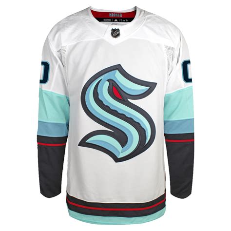 Customizable Seattle Kraken Adidas Primegreen Authentic NHL Hockey Jer ...