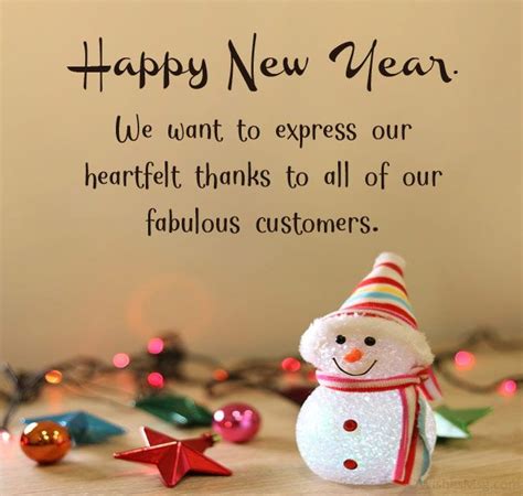 Business New Year Wishes for Customers and Clients