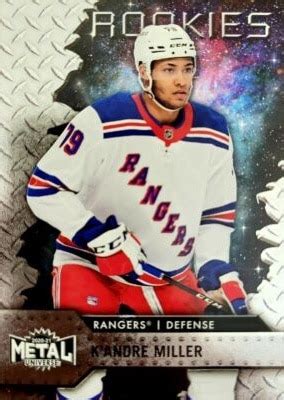 NHL Future Watch: K’Andre Miller Hockey Cards, New York Rangers