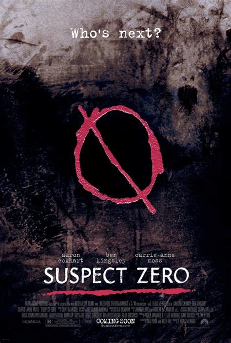 Image - 2004 - Suspect Zero Movie Poster.jpg | Scratchpad | Fandom powered by Wikia