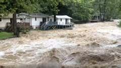 Waterfall Roars Behind Home in Montour Falls, New York - Videos from ...