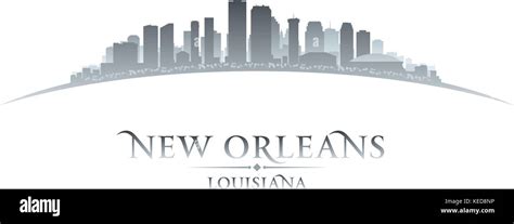 New orleans skyline silhouette hi-res stock photography and images - Alamy