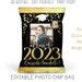 Printable 2023 Graduation Chip Bag With Photo Modern Black - Etsy