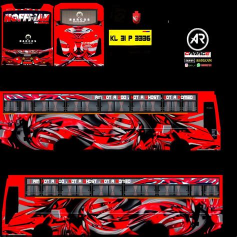 Bus simulator indonesia monster skin - menscow