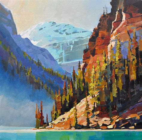 Canadian painter Randy Hayashi is a featured artist at the mountain galleries at the fairmont ...